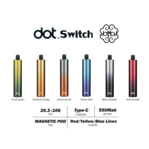 DOT 佩特里一代升級款 終極防漏結構設計、有效隔絕冷凝液 550mAh 穩壓強勁輸出 Type-C 快充不跳火 台灣現貨