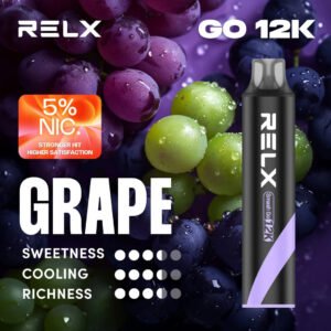 RELX Smash Go 12000Puffs 5%強勁擊喉感、一秒上頭 15ml 爆爽大油量 400mAh快充長續航 穩壓續航不斷電 解癮天花板 台灣現貨
