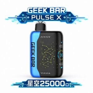 【特惠購買5送1】GEEK BAR Puls X 星空系列25000抽 3D 弧面工藝美學絲滑入喉不刺辣50mg 強效尼古丁鹽極致握感不沾指紋 台灣現貨